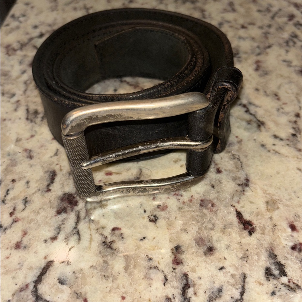 Men’s Justin Belt Top Grain Leather Heavy Duty Work Wear Casual Everyday Western
